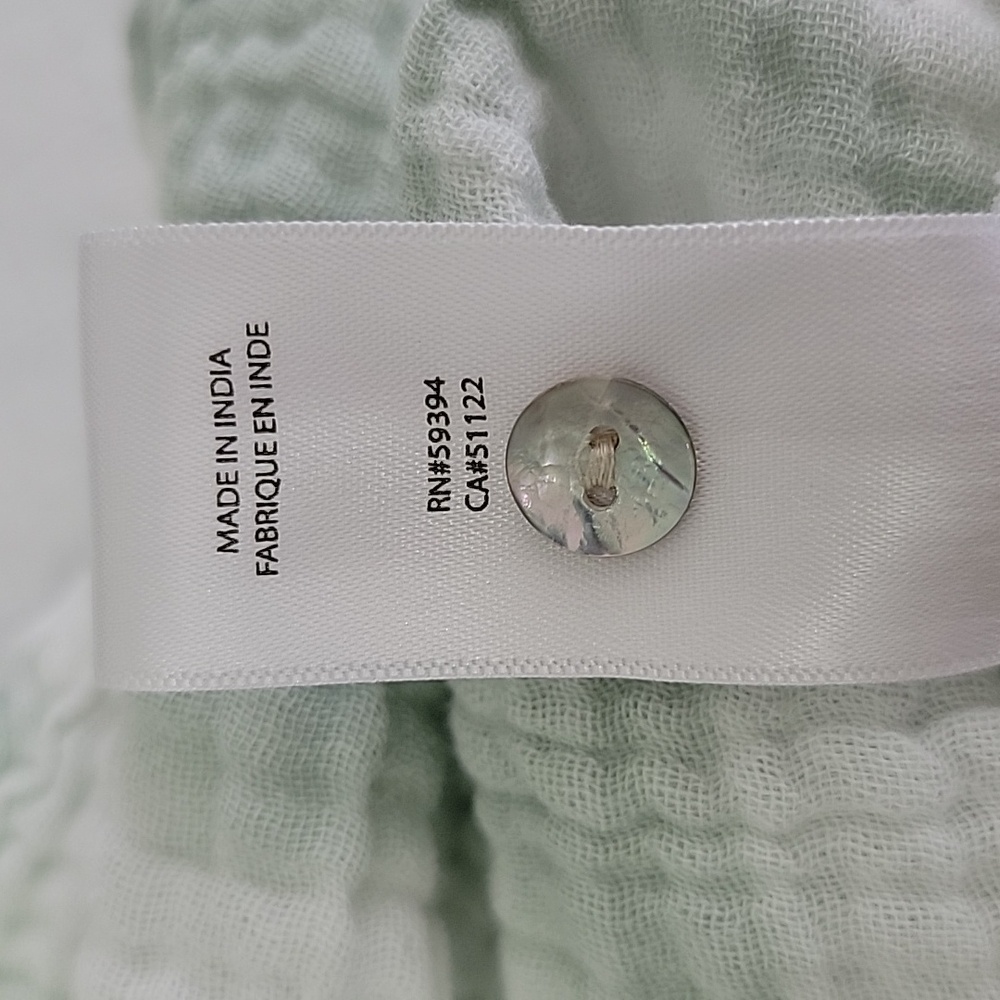 Beachlunchlounge James Tie Dyed Puckered Gauze Shirt szM BinD - Picture 11 of 11